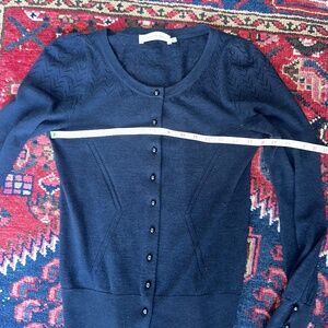 2 Merino Wool XS Sweater Bundle: Navy and Black by Dutch Designer PleinPublique